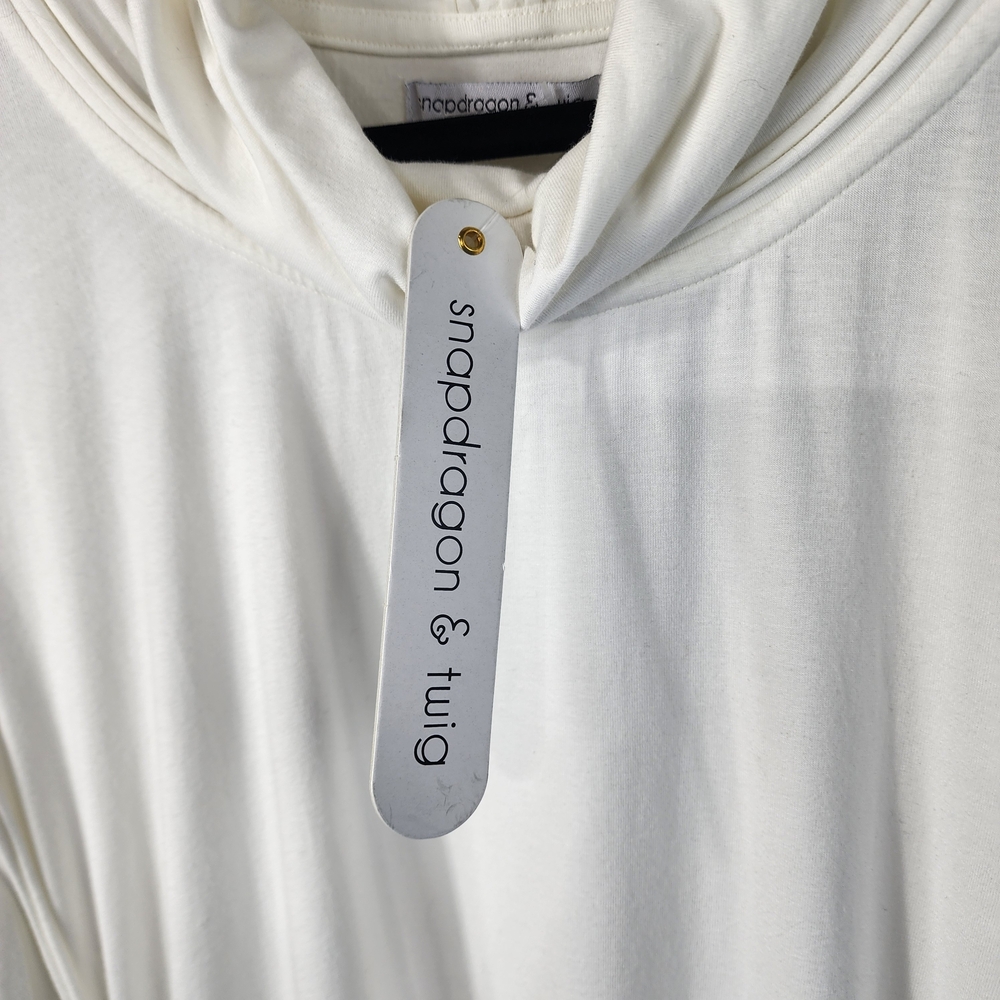 White Sleeveless Hooded Tunic Top - Brand Unknown - Picture 2 of 6